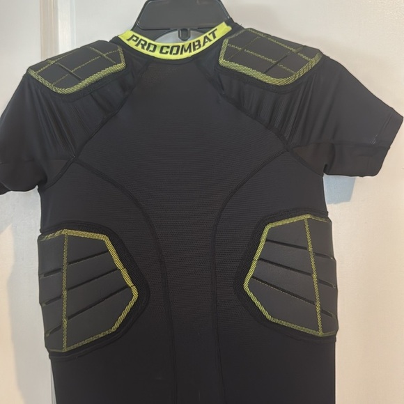 Nike Pro Combat Hyperstrong padded 4 pad compression football shirt dri-fit - Picture 7 of 12